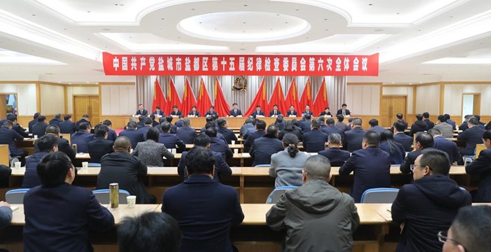 十五届区纪委六次全会举行